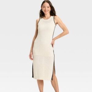 Elegant Cream Knit dress! only worn once